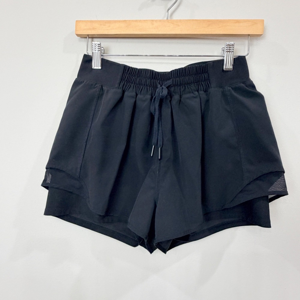 MPG Mondetta Performance Gear Women Medium 2-in-1 Running Shorts Activewear